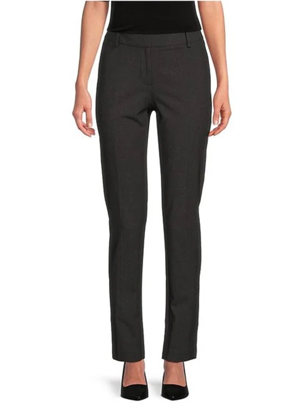 NWT CALVIN KLEIN Slim Straight Women's Dress Pants - Charcoal
